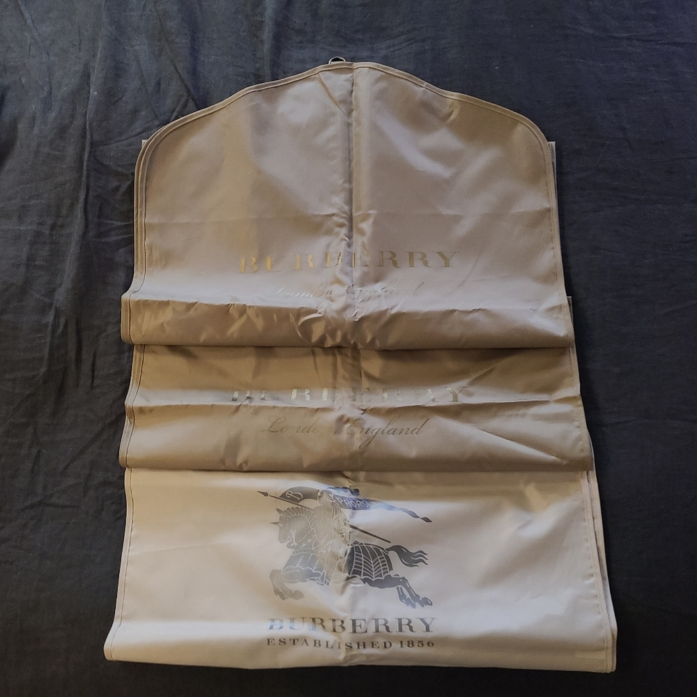 Burberry Garment Bag; Trench/Suit Cover, Set of 3